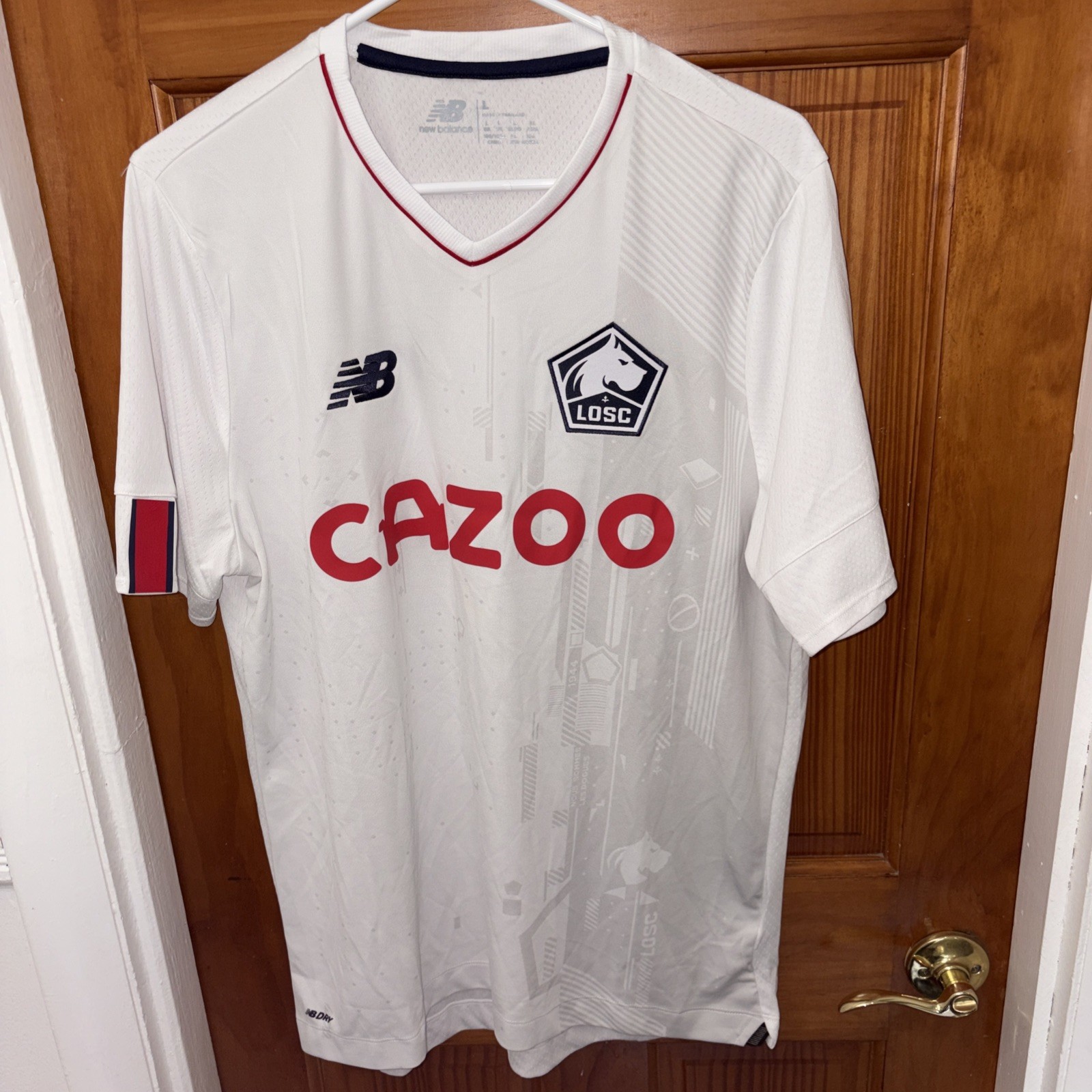 New Balance 2022/23 Lille LOSC Away Jersey, Shirt, Size Large