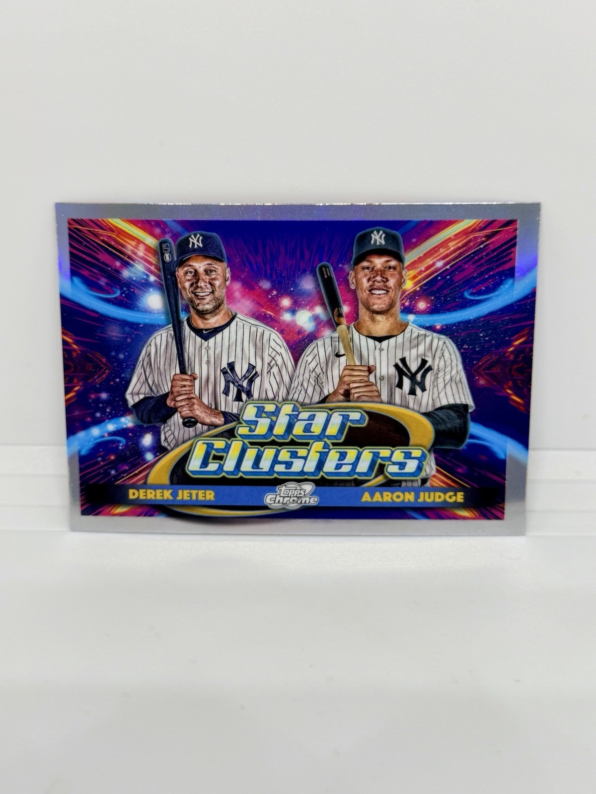 DEREK JETER AARON JUDGE 2025 Topps Cosmic Chrome Star Clusters Yankees #DSC-1