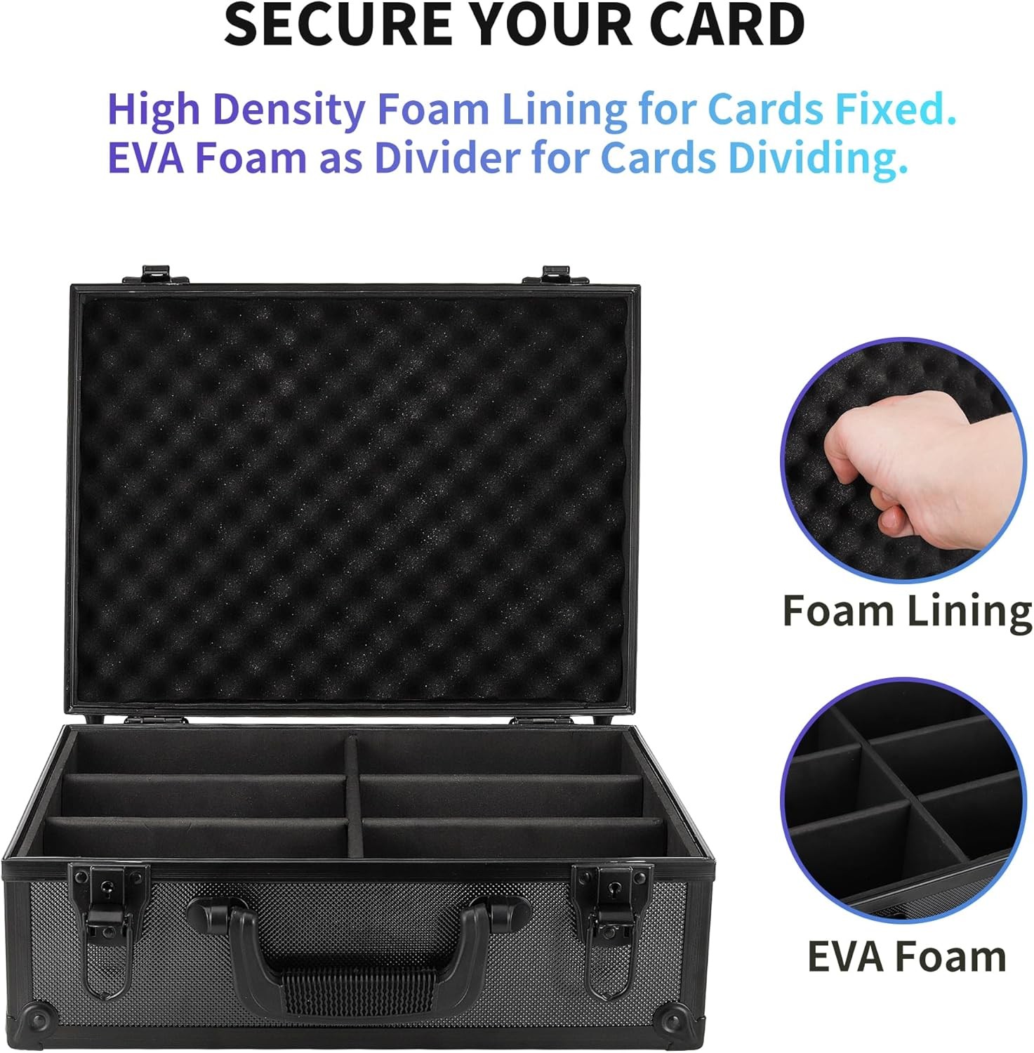 New Toploader Case Hard For 3″ x 4″ 35pt Cards Sports Storage Boxes Holds 600+