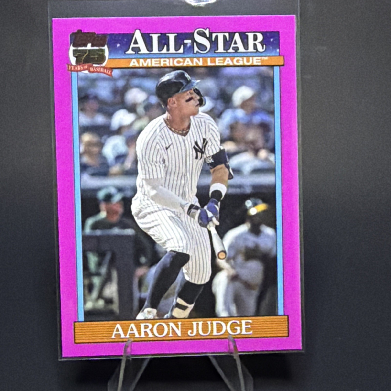 2026 Topps Series 2 AARON JUDGE #91AS-1 1991 Topps All-Stars Pink Border SP