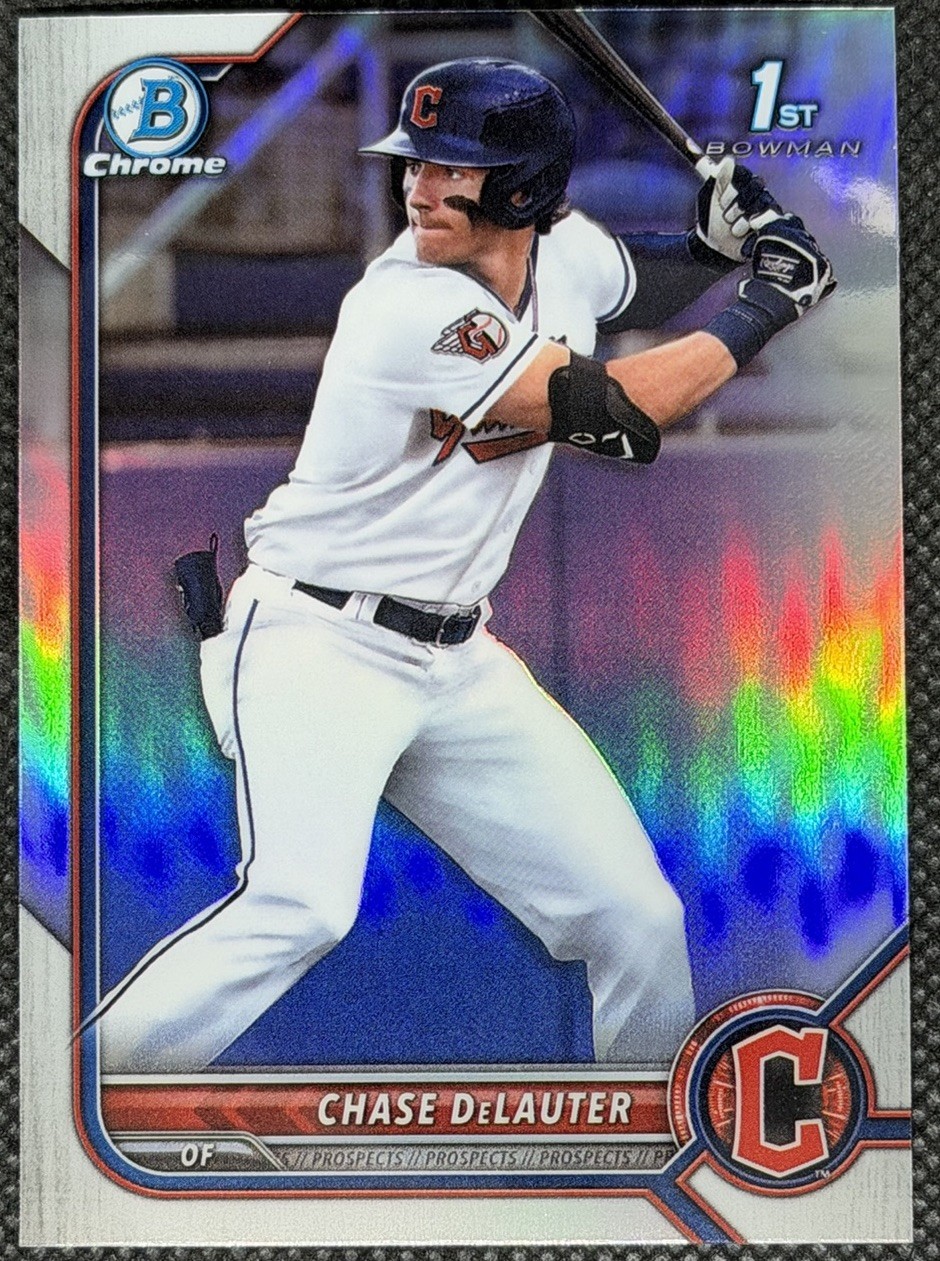 2022 Bowman Draft – Chrome Chase Delauter #BDC-49 Refractor (RC)