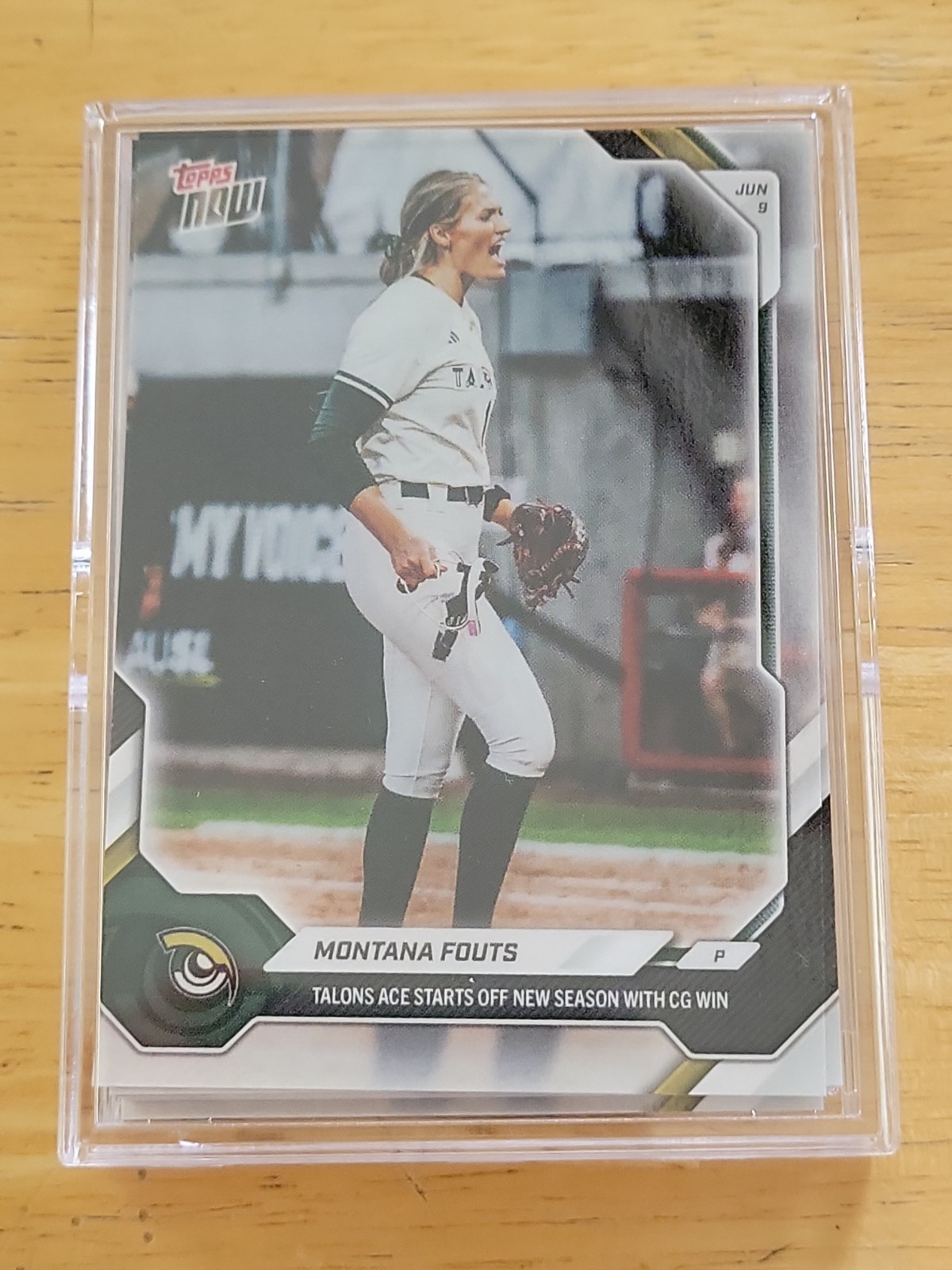Montana Fouts 2026 Topps Now – Talons Ace Starts Off New Season With CG Win #1