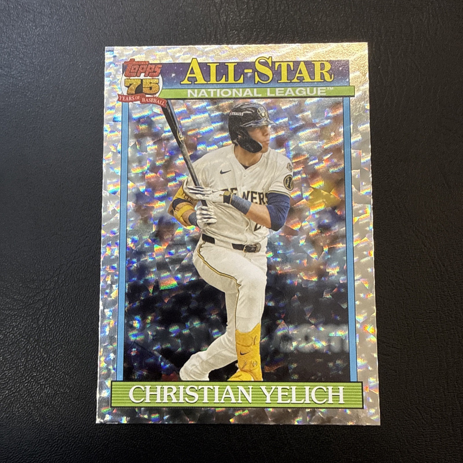 2026 Topps Series 2 Christian Yelich #91AS-16 1991 Topps All-Stars Crackerfoil