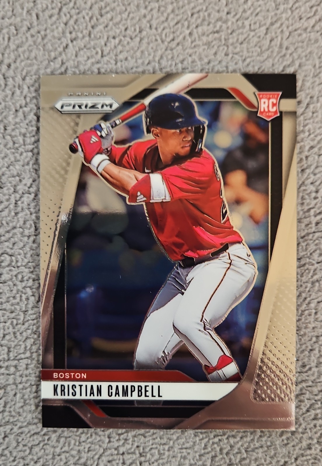 2025 Panini Prizm – Kristian Campbell, Kristian Campbell #1 Silver Prizm (RC)