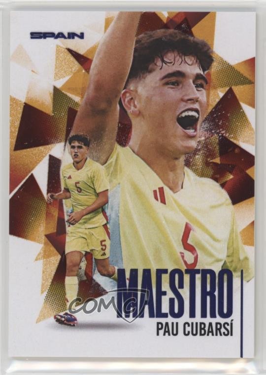 2025 Futera FX World Football Series Maestro Blue 2/3 Pau Cubarsi Cubarsí 7y2
