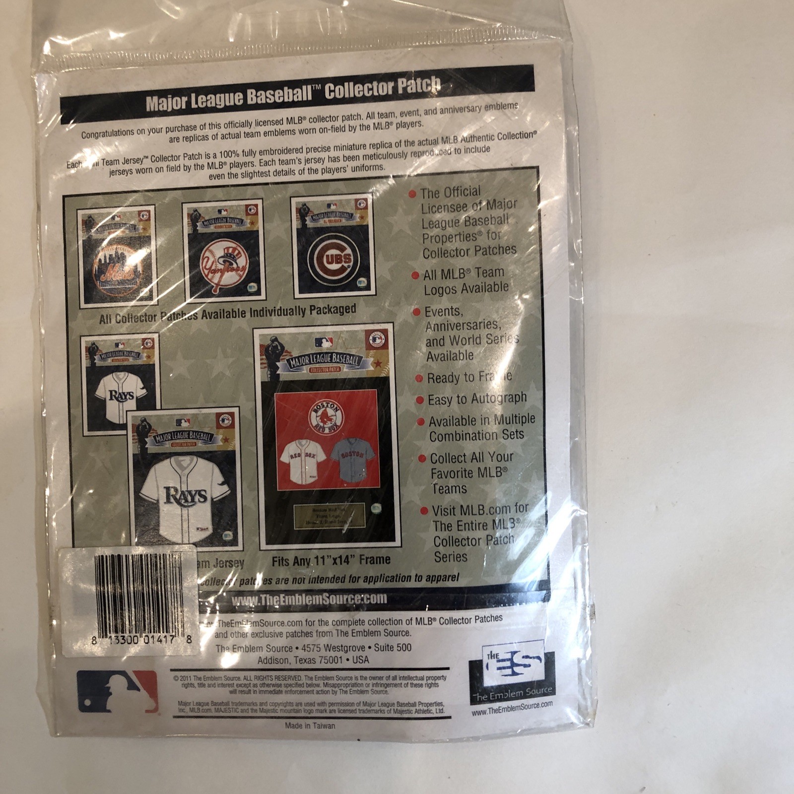 New Sealed! 2012 MLB World Series Fall Classic Collector Patch The Emblem Source