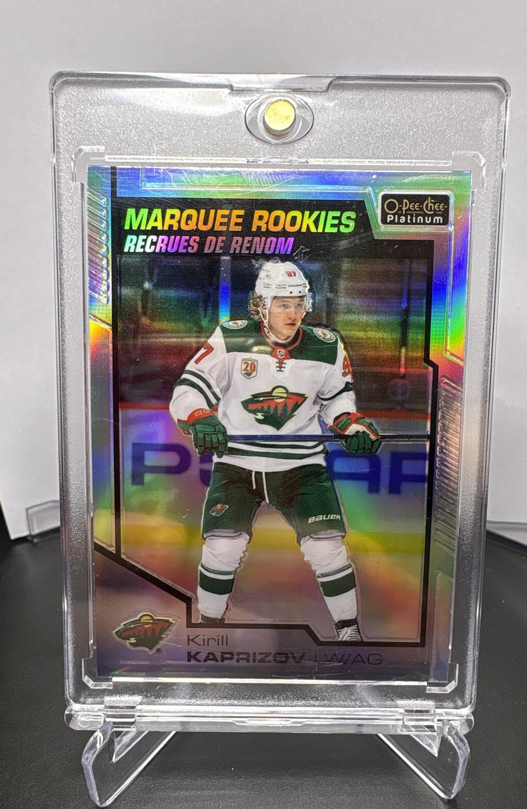 2020-21 O-Pee-Chee Platinum – Marquee Rookies Kirill Kaprizov #200 Rainbow (RC)