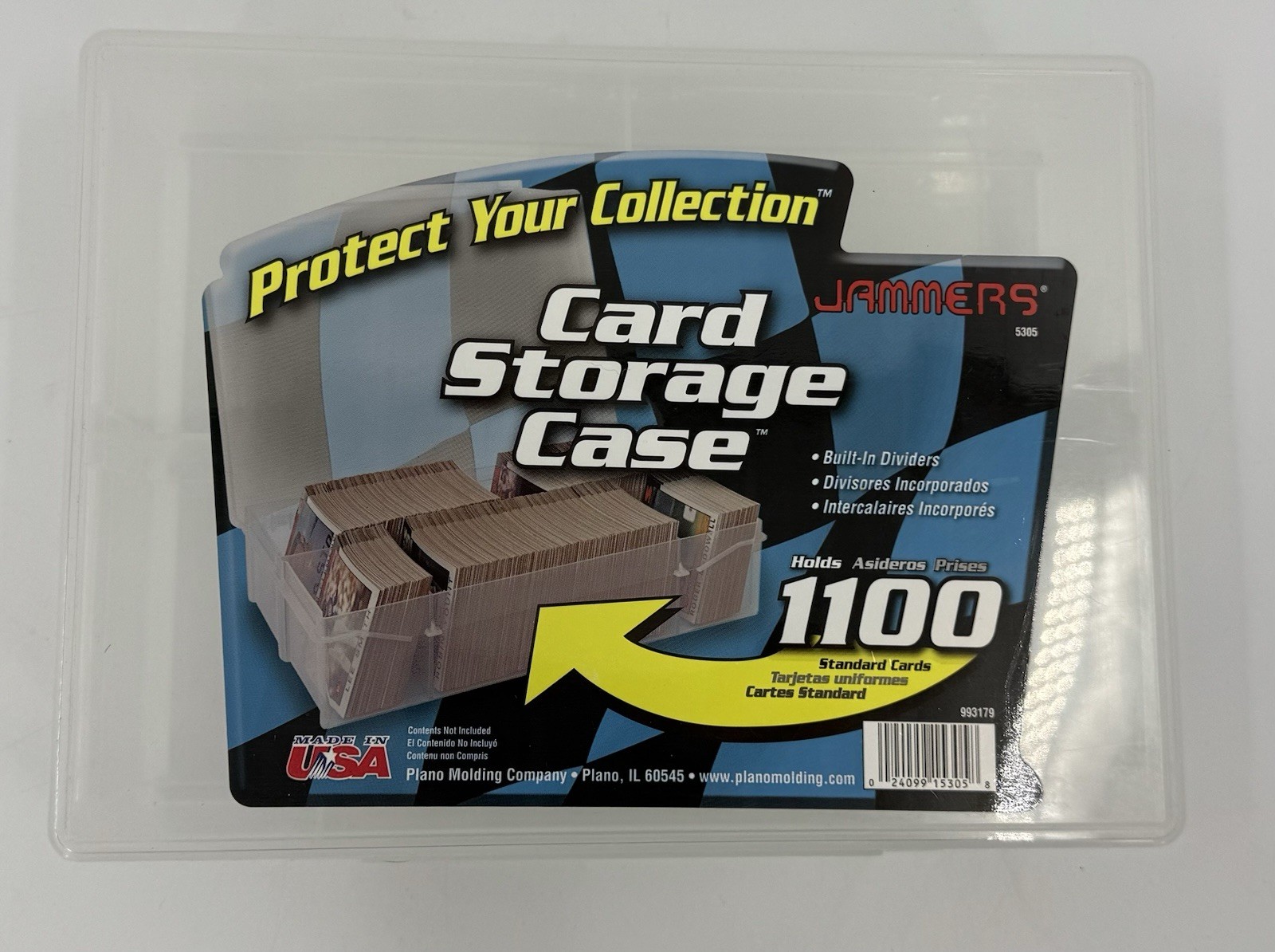 Plano Jammers Jumbo Card Storage Case Original Holds 1100 Cards NWT