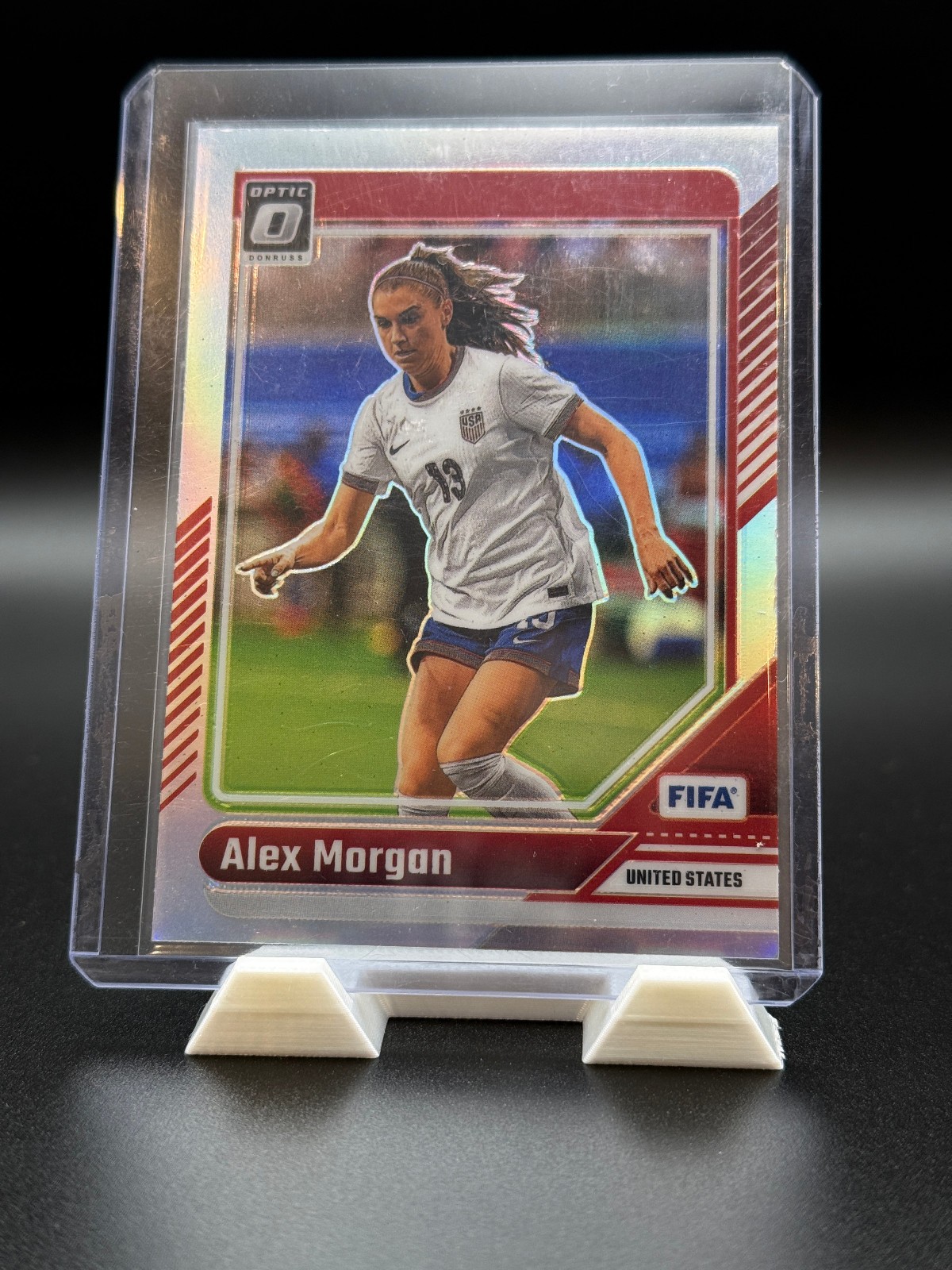 2024-25 Panini Donruss Fifa – Optic Alex Morgan #168 Holo Prizm