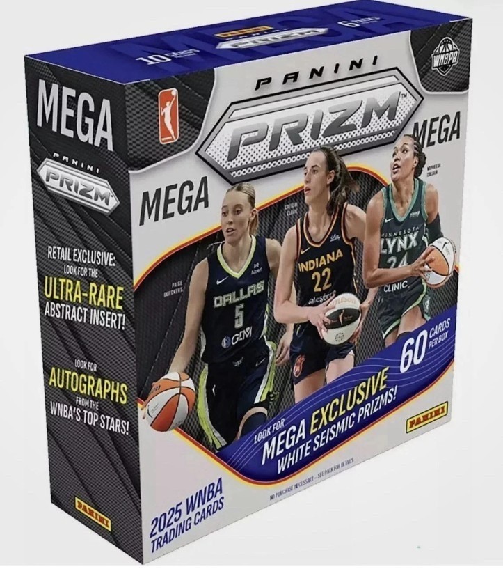2025 Panini Prizm WNBA Basketball Factory Sealed Mega Box