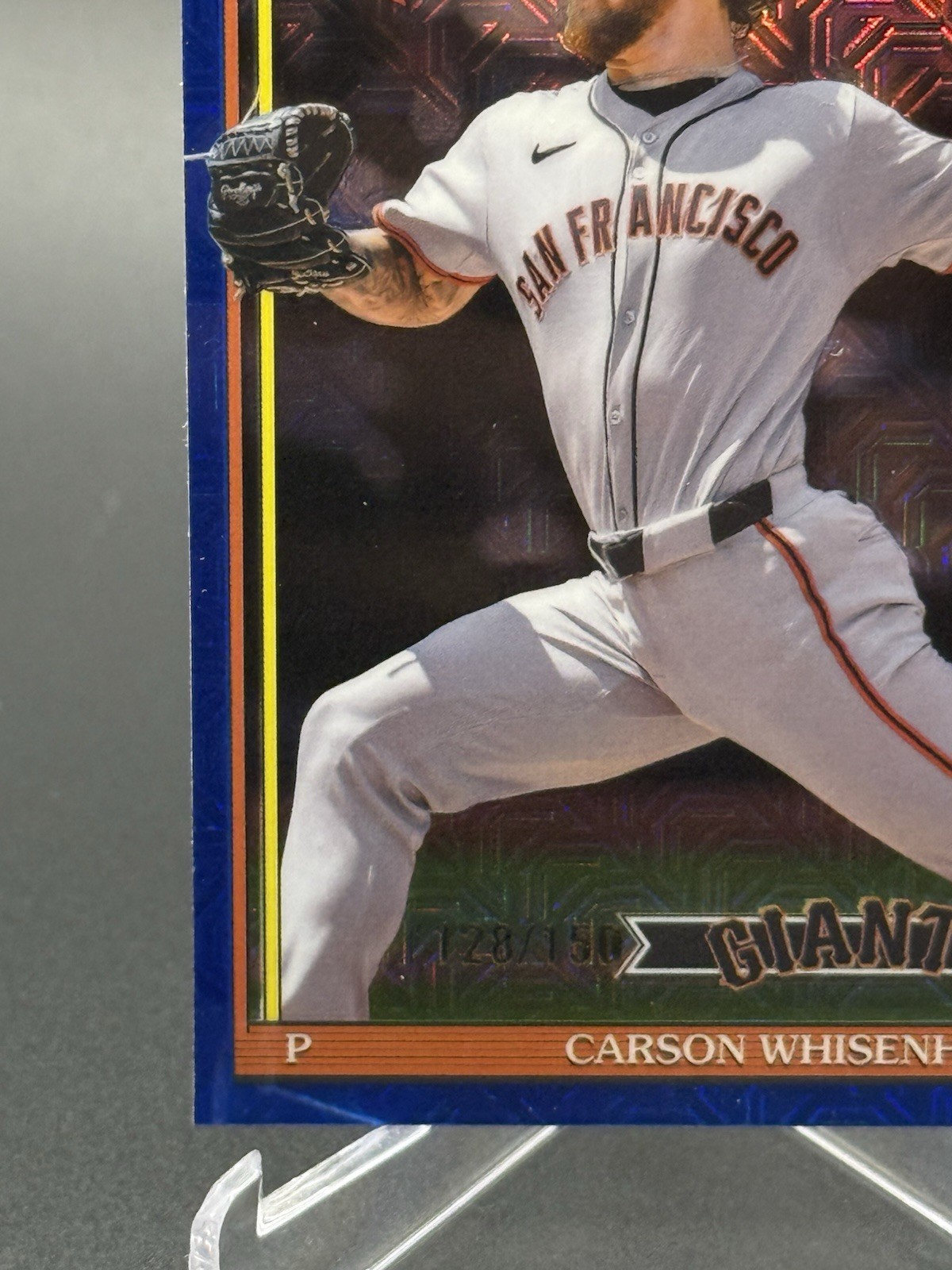 2026 Topps CARSON WHISENHUNT SIlver Pack Mojo Blue Refractor /150 91C-52 (RC)