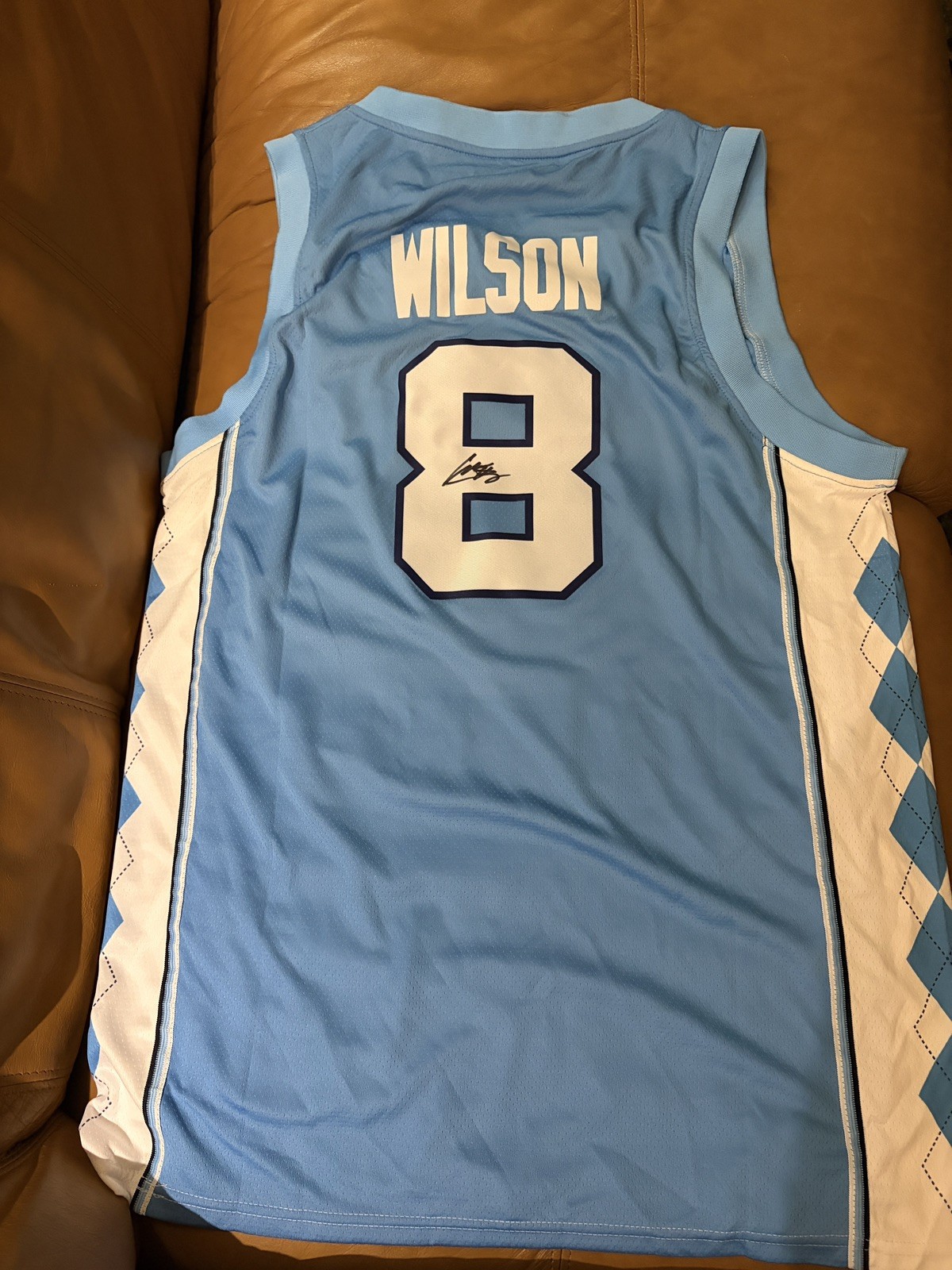 Caleb Wilson Signed Autographed North Carolina Tar Heels Jersey GTP