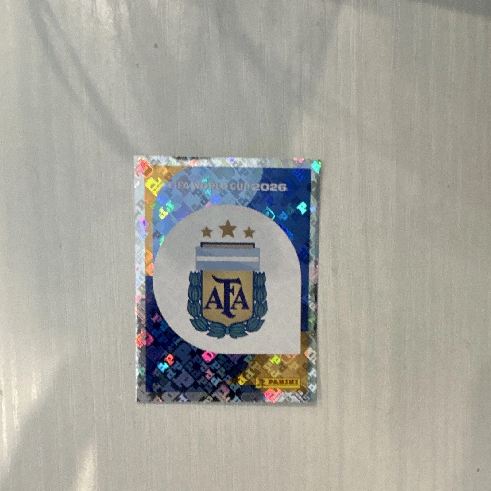 Panini FIFA World Cup 2026 Argentina AFA Club Badge/Logo Sticker ARG 1