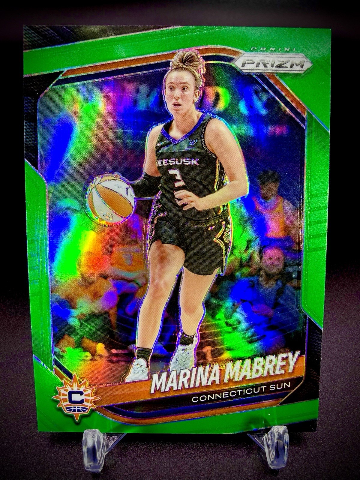 Marina Mabrey 2025 Panini Prizm Green #18 Connecticut Sun