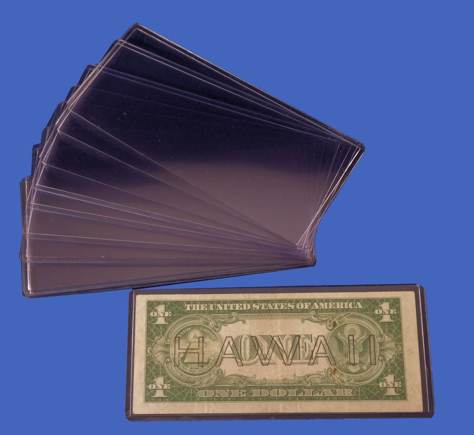 Currency Sleeves for Modern Banknotes – 100 Pack, Protective Coin Holders, Clear