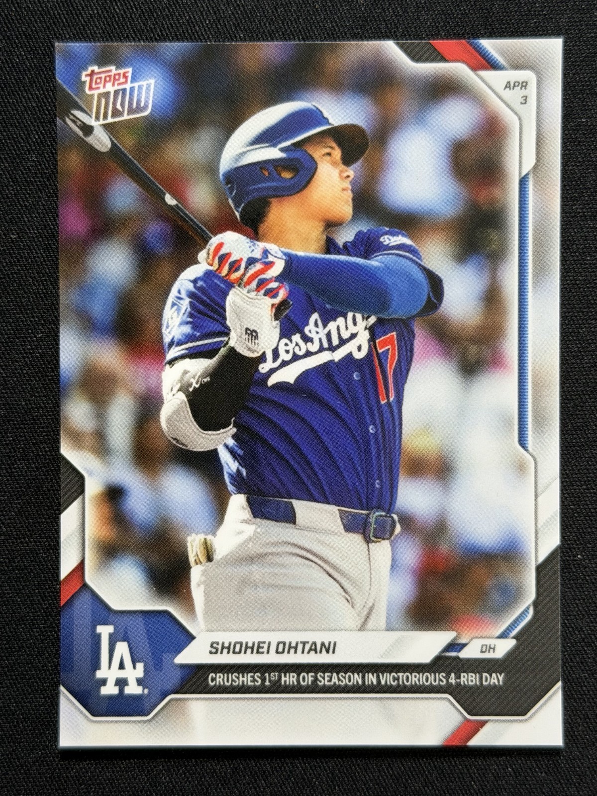 2026 Topps Now • Shohei Ohtani #44 • First Home Run of 2026 Season • LA Dodgers
