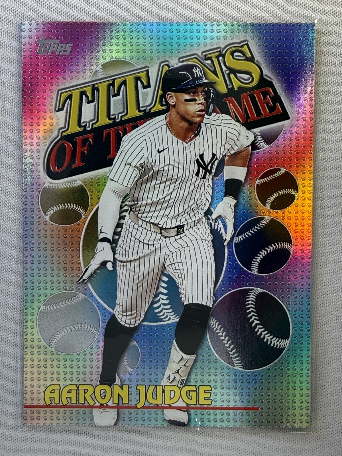 2026 Topps #TOG-3 Aaron Judge Titans of the Game New York Yankees