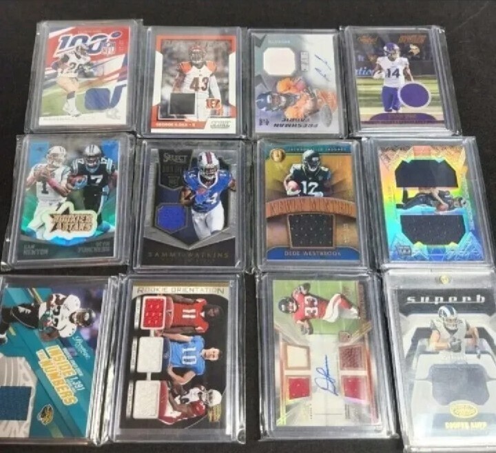 SPORTS CARD LOT AUTOS JERESY CARDS ROOKIE PATCH AUTOS! ROOKIES MLB NFL NBA