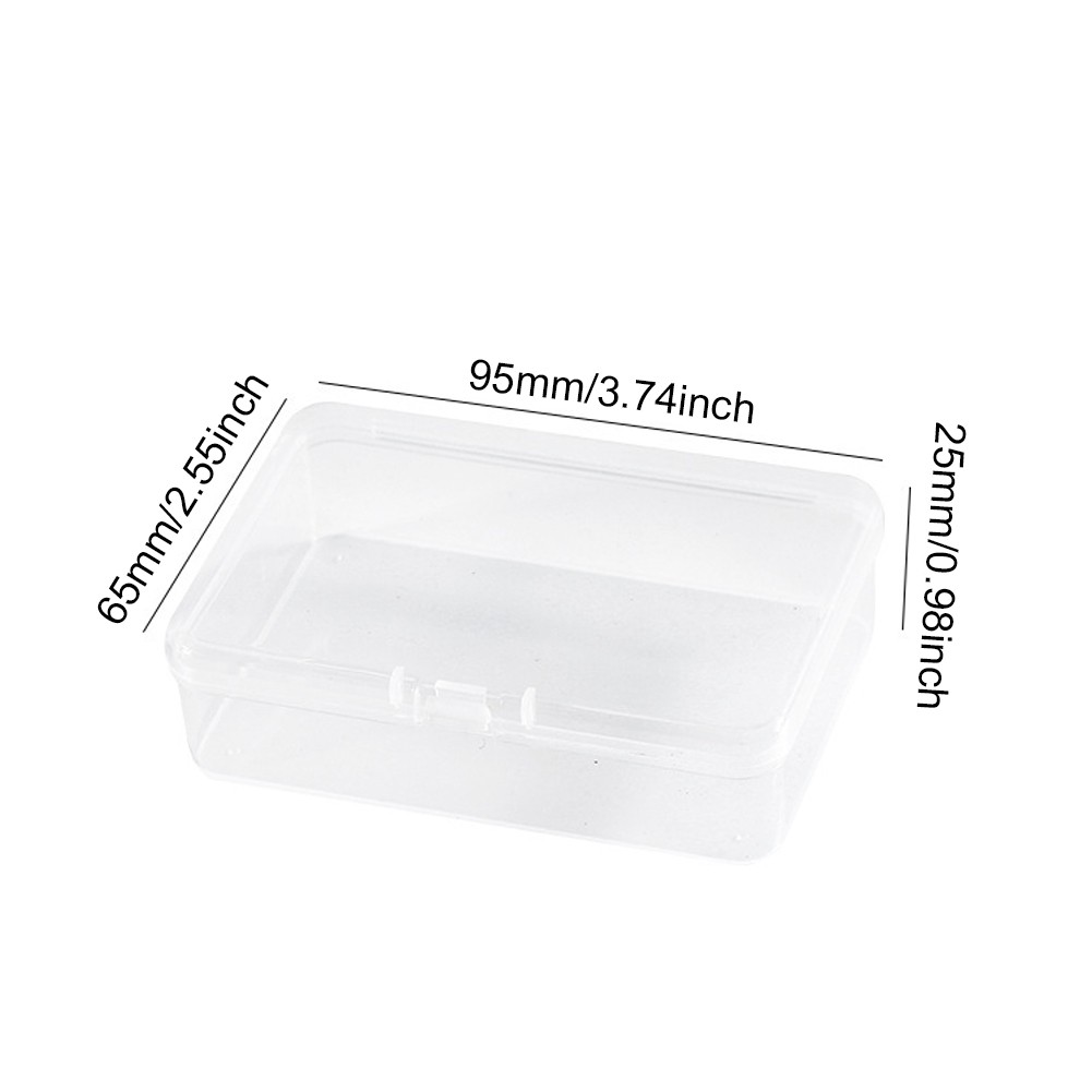 5-50PCS Playing Card Case Trading Card Storage Box Plastic Game Sports Card