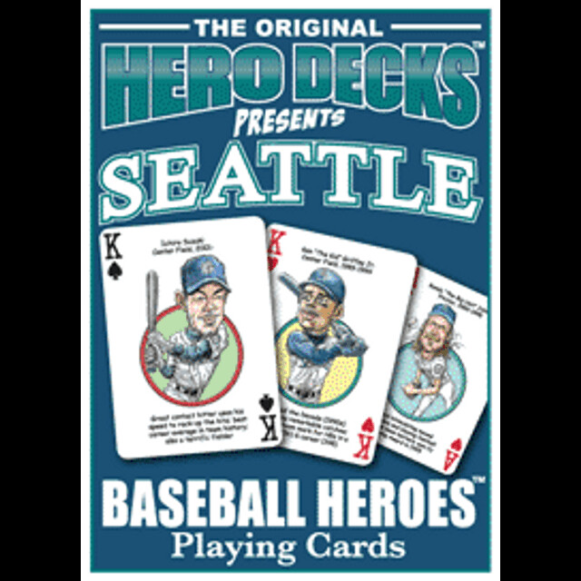 MLB Baseball Hero Decks Caricature 52 Playing Cards rare custom Parody art