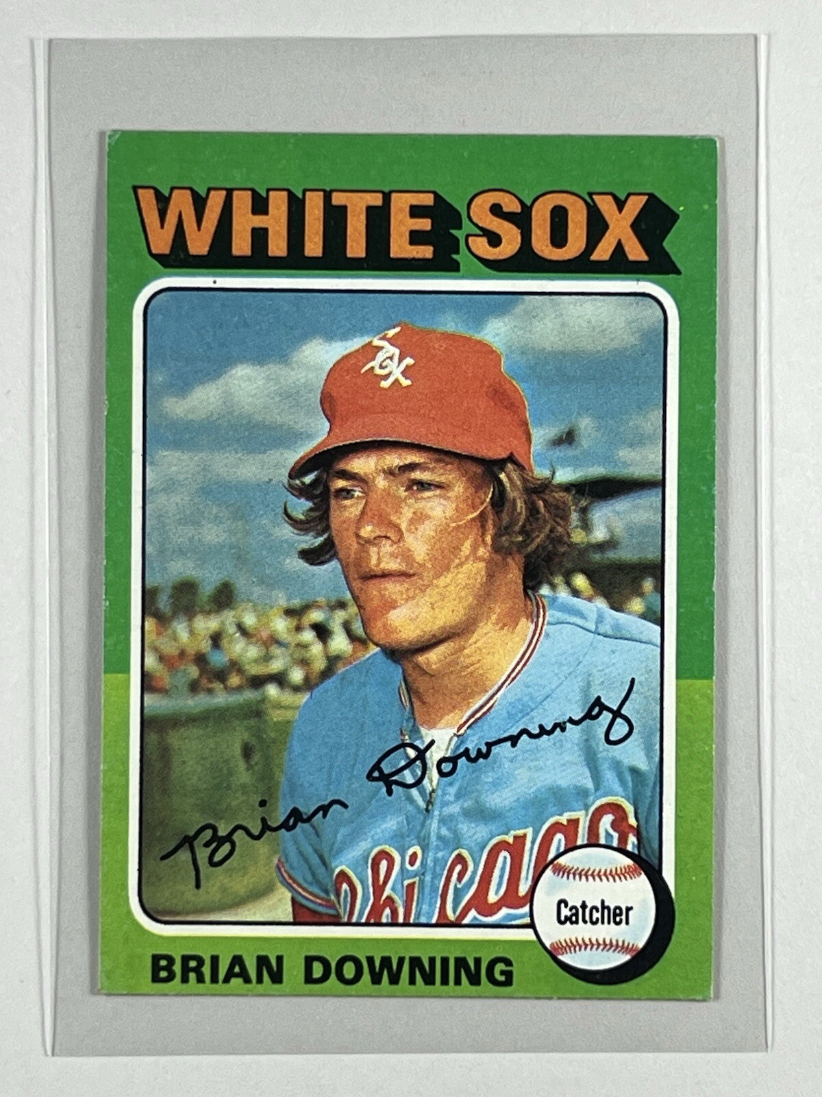 1975 Topps Mini #422 Brian Downing Chicago White Sox