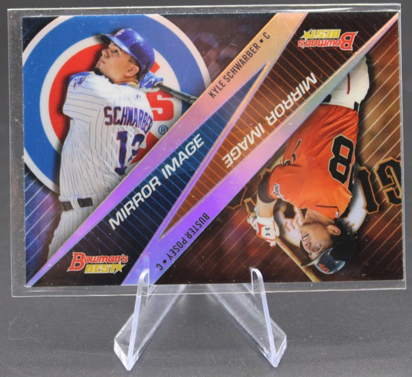 2015 Bowman’s Best Mirror Image Kyle Schwarber/Buster Posey #MI-3 NM/MT Cubs
