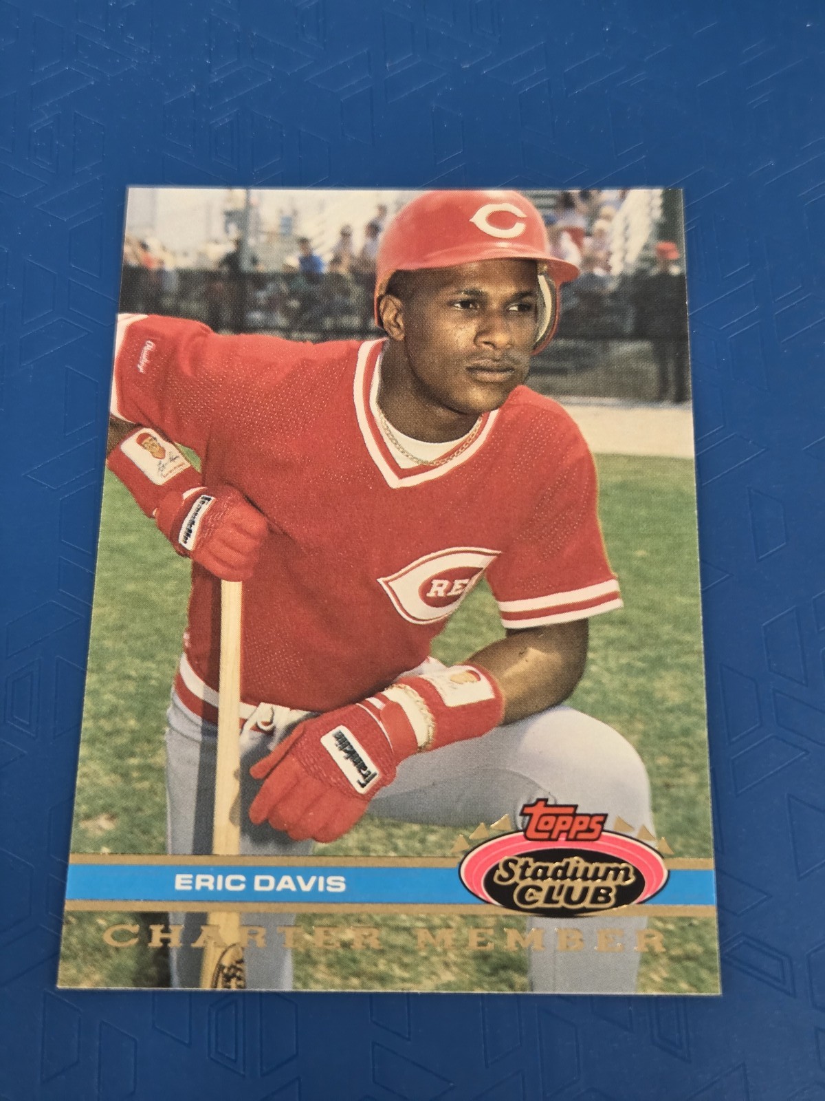 1991 Stadium Club Charter Member #NNO Eric Davis Reds Baseball Card 1M
