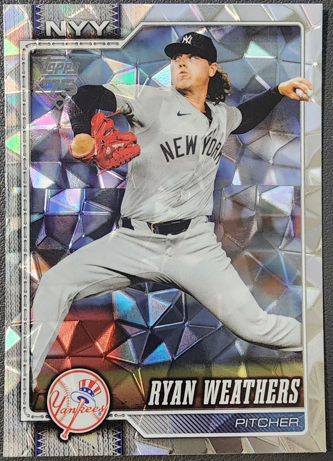 2026 Topps Series 2 – Ryan Weathers #634 Diamante Parallel NY Yankees