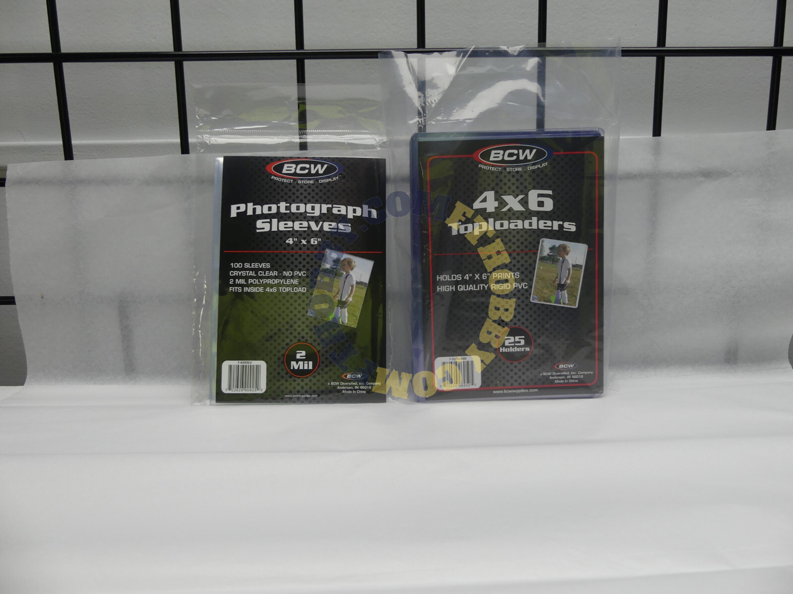 15 BCW 4X6 Postcard Photo Topload Holder + 15 BCW 4X6 Soft Sleeves