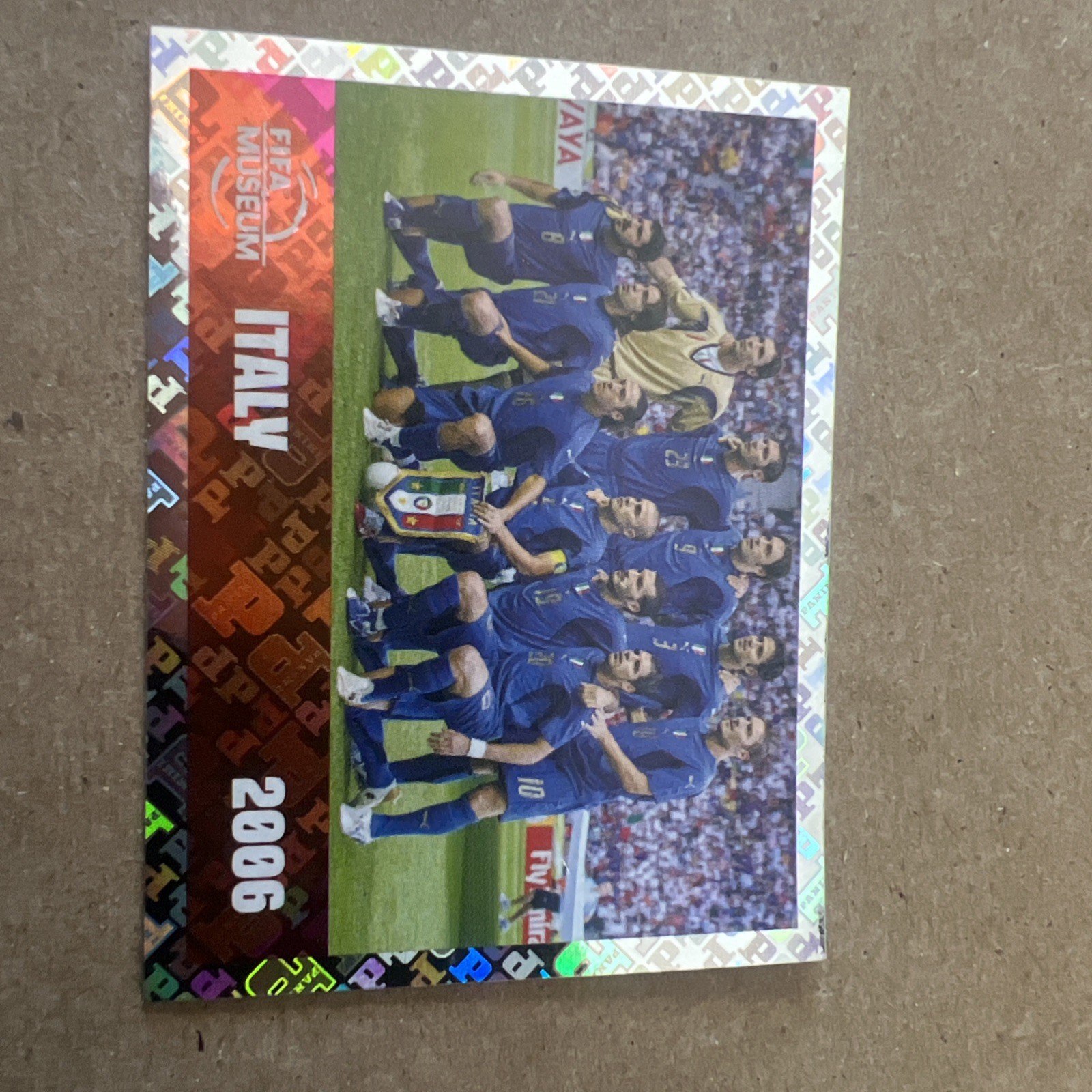 Panini FIFA World Cup 2026 Soccer Sticker FWC 17 Team Picture Italy 2006