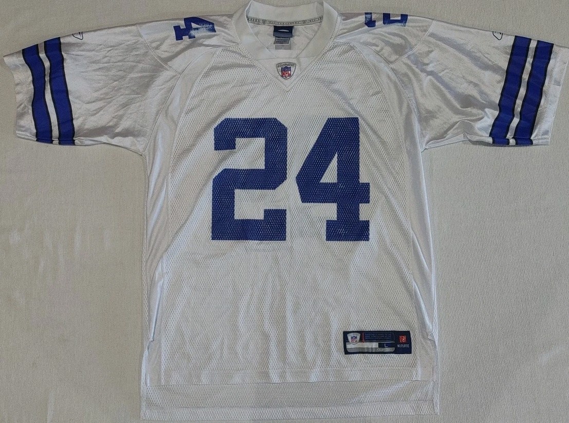 Dallas Cowboys NFL Jersey Marion Barber #24 Adult Size Large Reebok Authentic