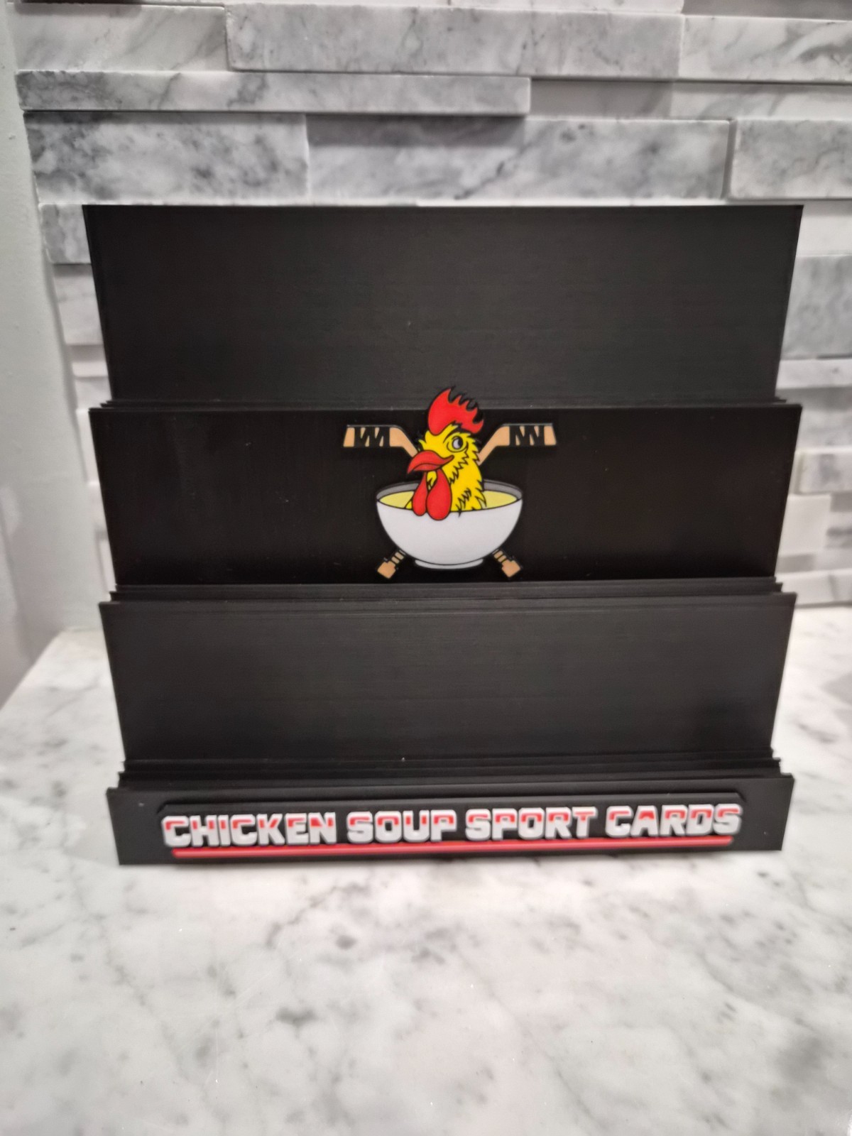 Custom Tier Card Stand (add your logo), For Sports Cards, Pokemon, MTG, Breakers