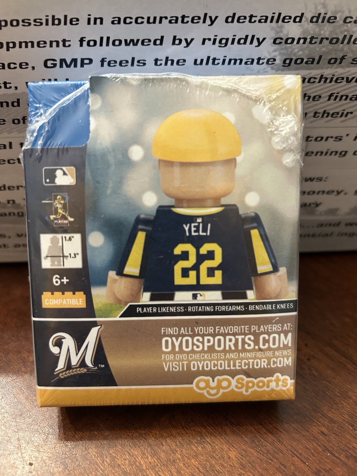 Christian Yelich “Yeli” Action Figure Sealed Mini Nickname Milwaukee Brewers /50