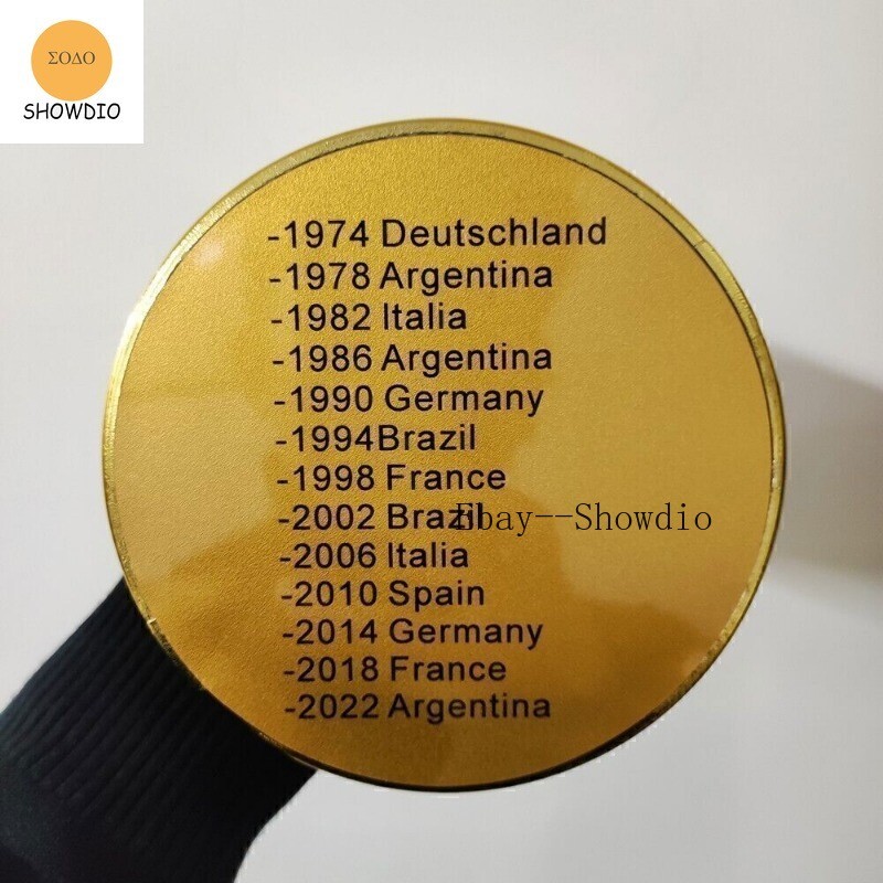 1:1 World Cup Replica Trophy Full Size 2022 Qatar –Height 36cm/14in Total 0.5kg