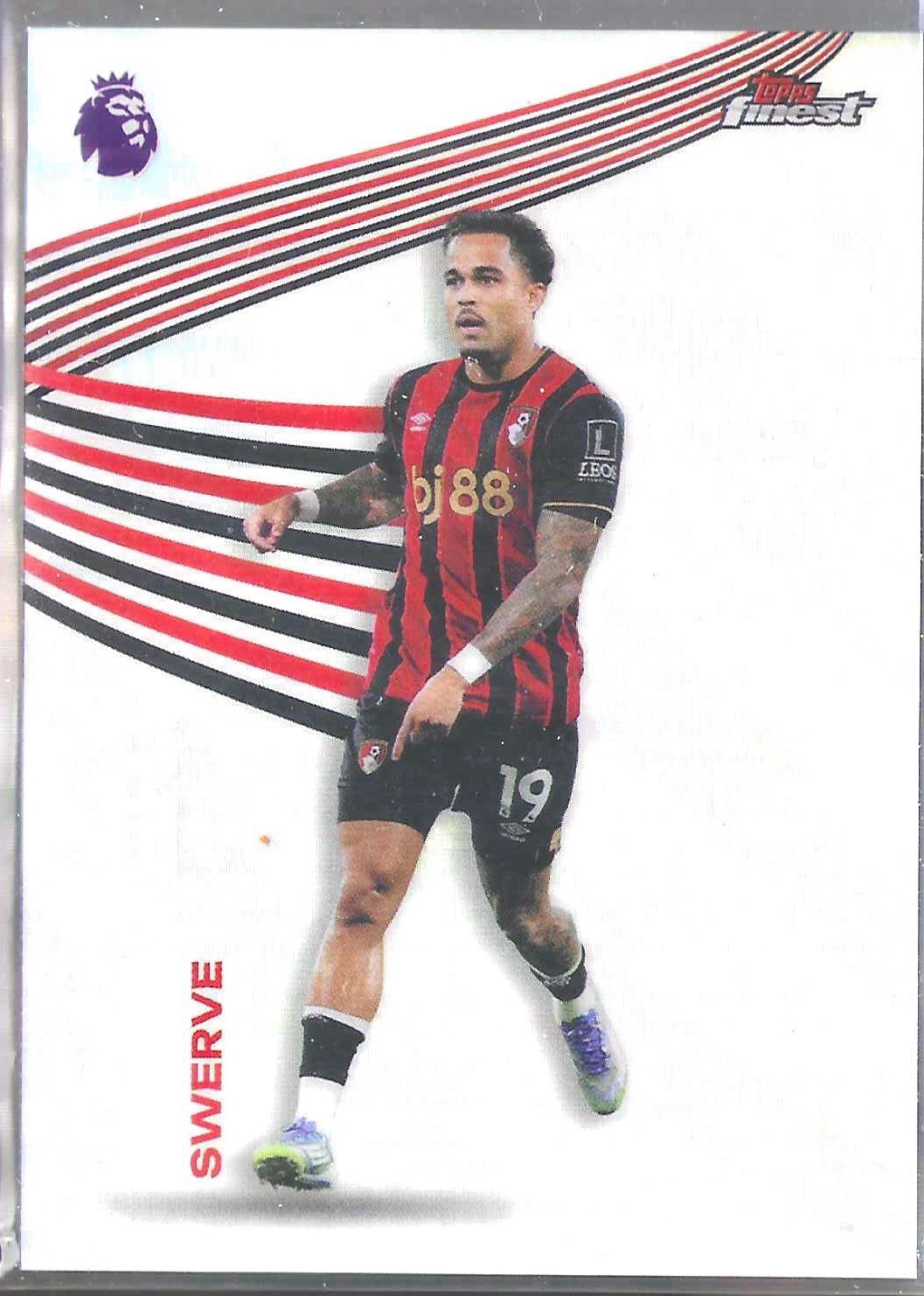 2025-26 Topps Finest Premier League Swerve Justin Kluivert #SV-1
