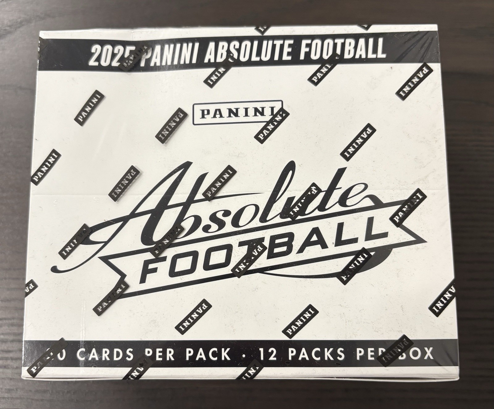 Panini 2025 Absolute Football Fat Pack Trading Cards Box of 12 Packs