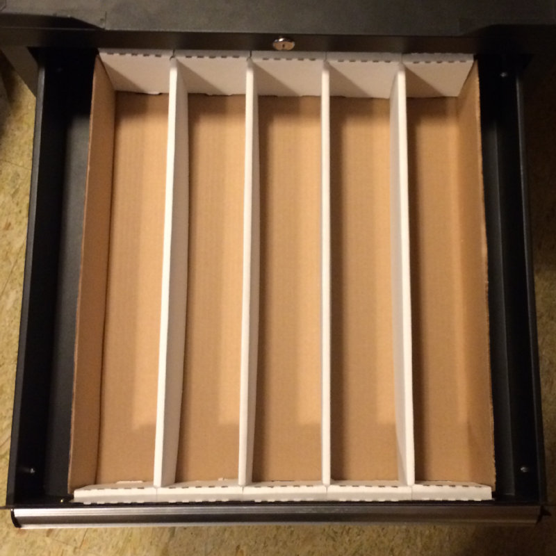 TCGRack Steel 5-Drawer Rolling Cabinet