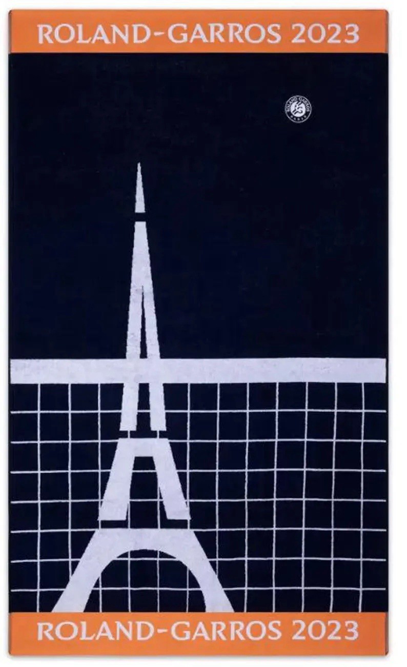 Roland Garros Roland-Garros 2023 BEACH Towel (Navy White Orange)