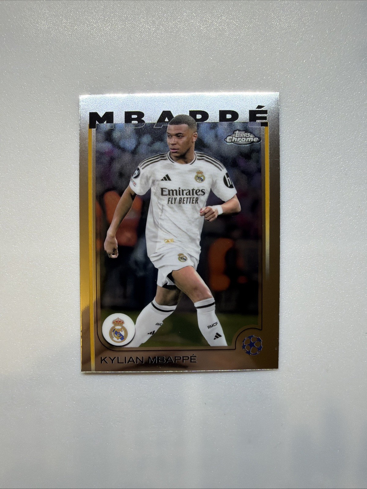 2024-25 Topps Chrome UEFA Club Competitions Kylian Mbappé 1 Real Madrid CF Base