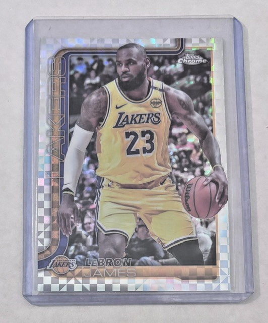 LeBron James 2025-26 Topps Chrome #127 XFractor