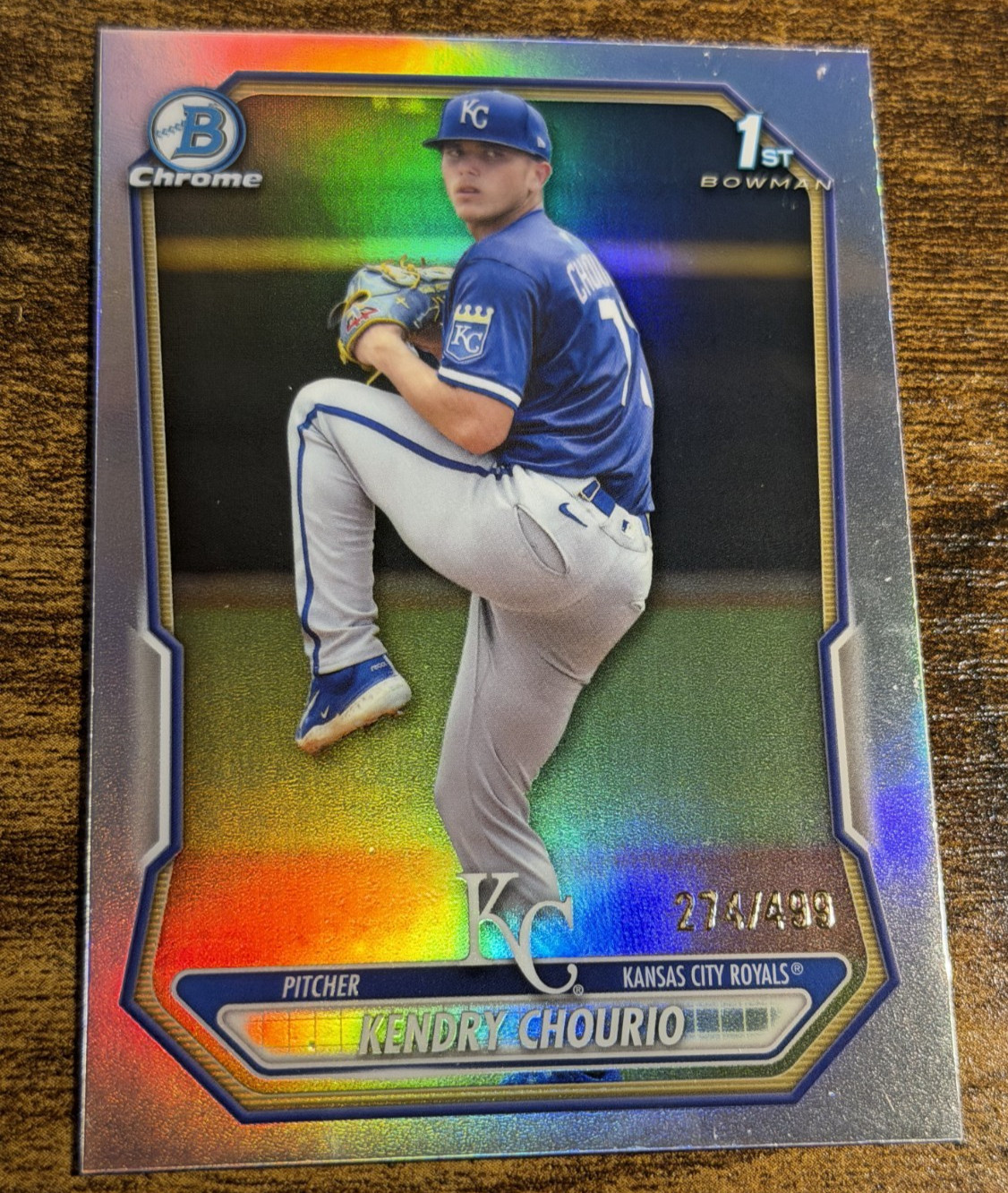 KENDRY CHOURIO 2026 Bowman #BCP-7 1st Chrome Silver Refractor /499