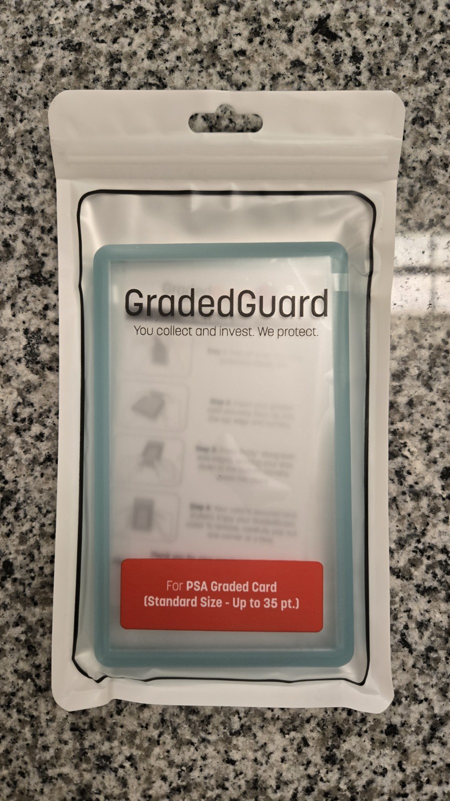 GradedGuard PSA Graded Guard FLUORESCENT BLUE glow In The Dark Sealed