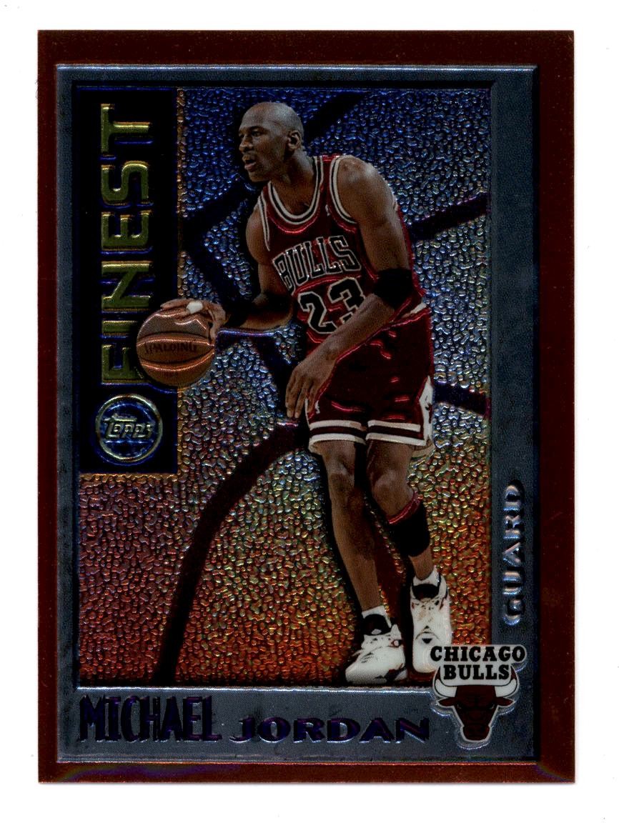 1995-96 Finest Mystery #M1 Michael Jordan Chicago Bulls HOF – EX