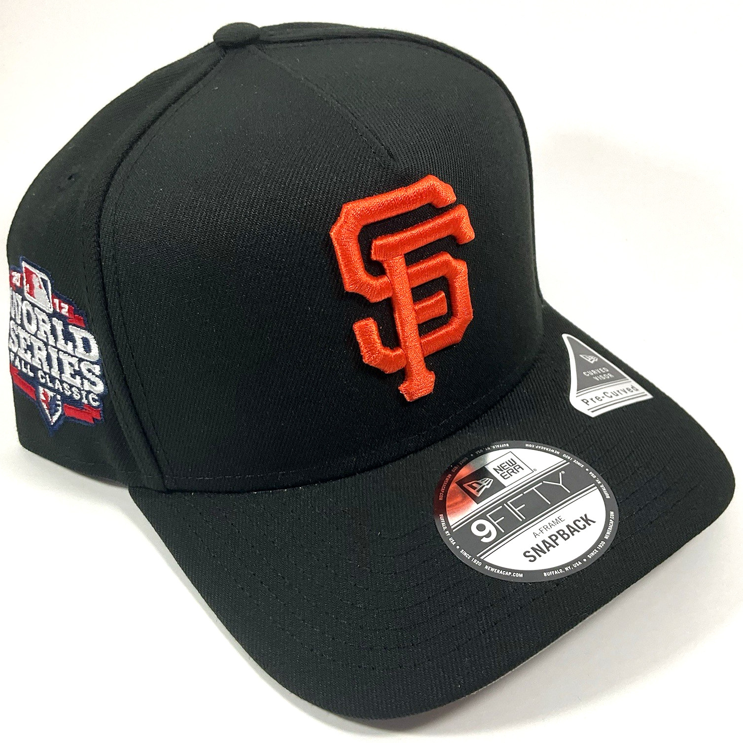 New Era San Francisco Giants Black Exclusive 9FIFTY A-Frame Snapback Hat Cap