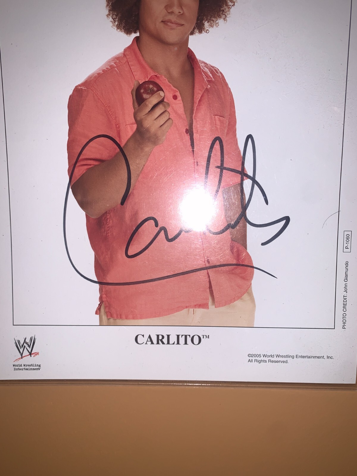WWE Poster Carlito Cool Official signed rare Poster P-1060