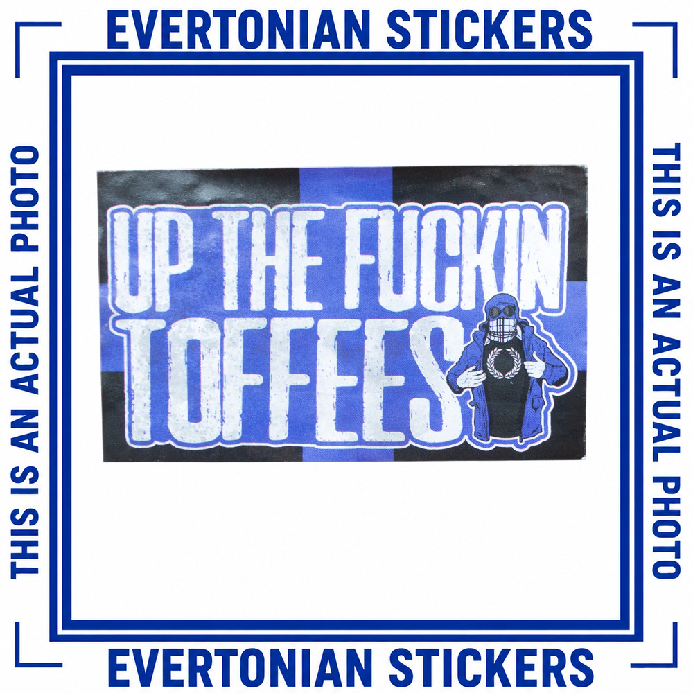 Evertonians Stickers | Mixed Designs | Everton Inspired | Terrace Culture | Blue
