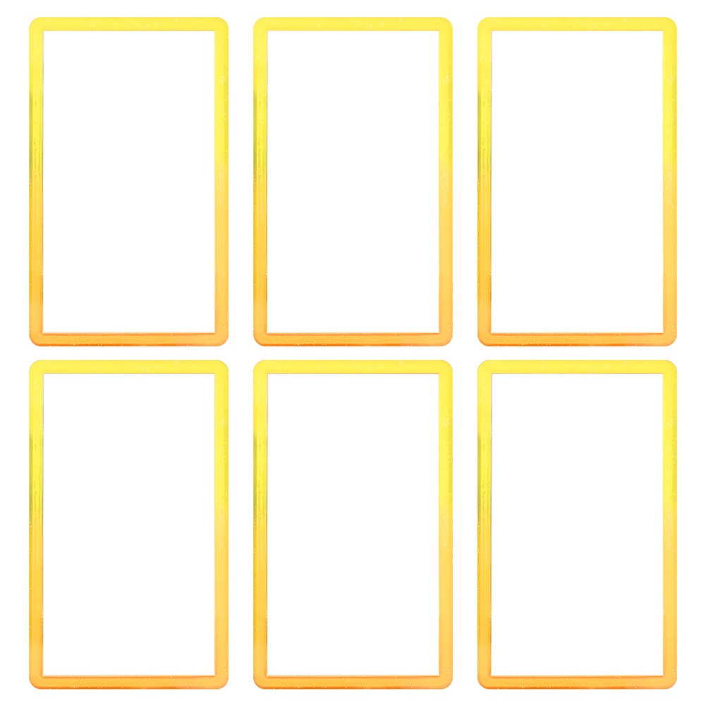 6Pcs Gradient Slab Bumper Guard Protector Skin TPU Stackable For PSA Graded Card