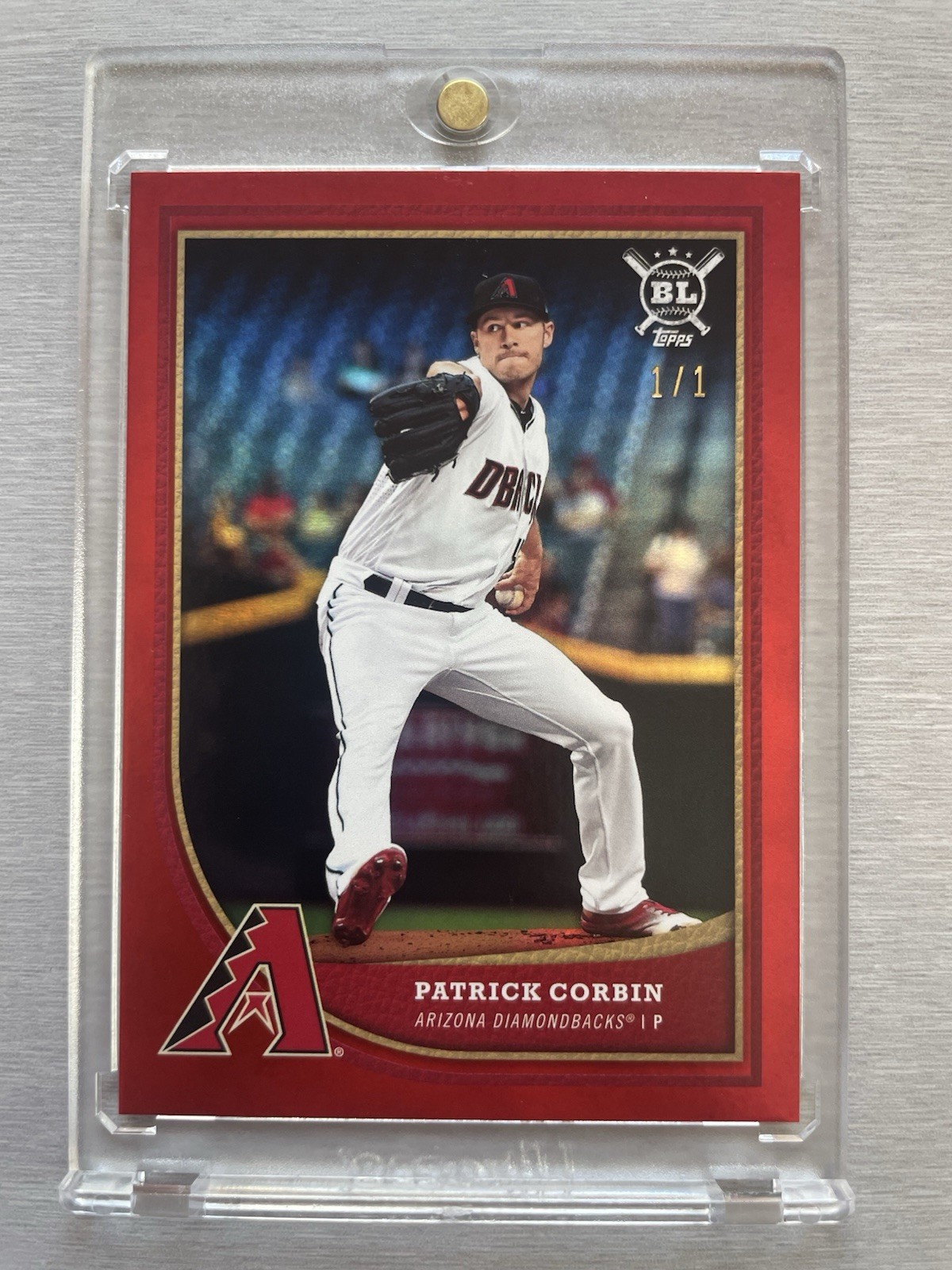 2018 Topps Big League – Patrick Corbin #27 Red Foil 1/1 Nationals Dbacks
