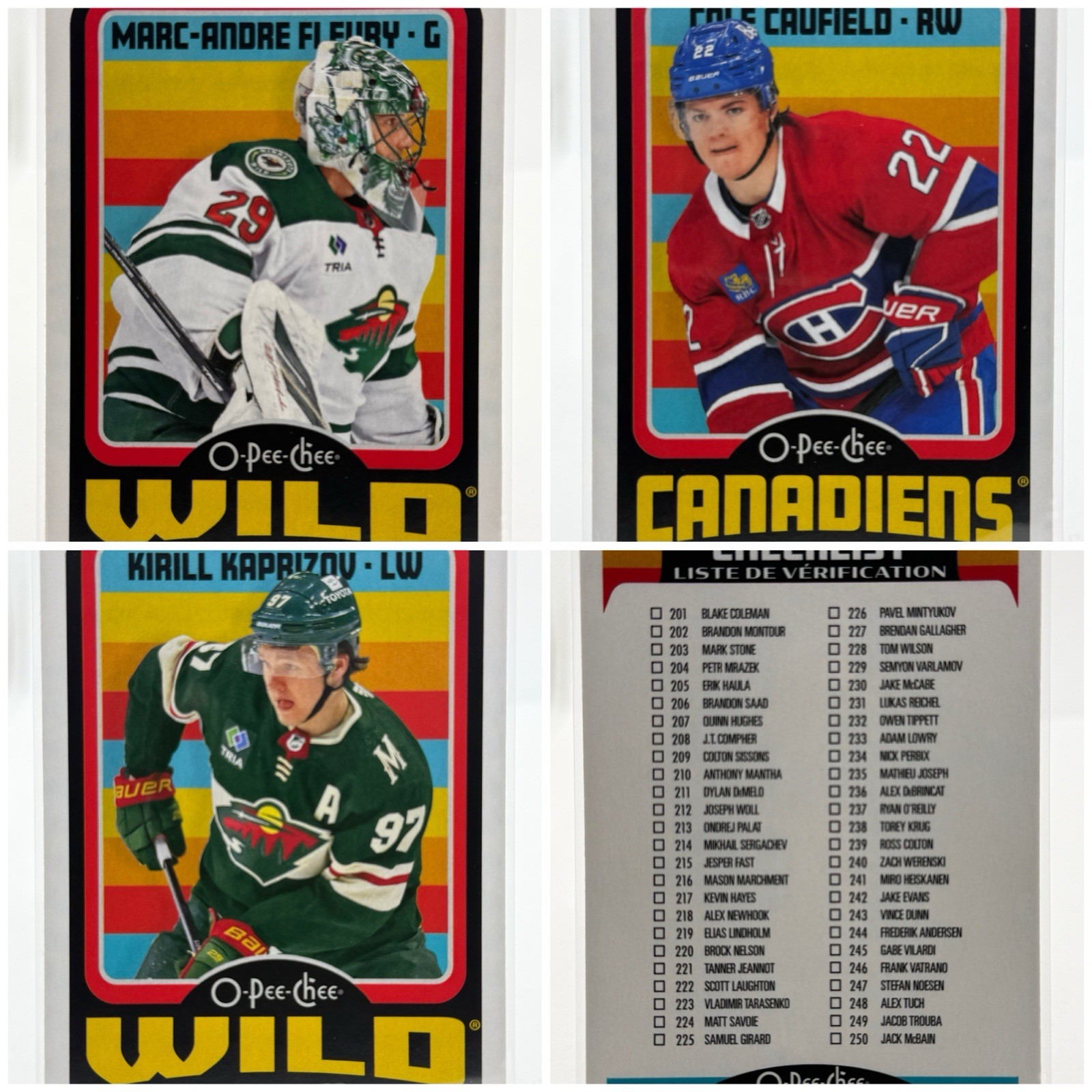2024-25 OPC O-Pee-Chee Retro Base (#251-500) Complete Your Set, You Pick/Choose!