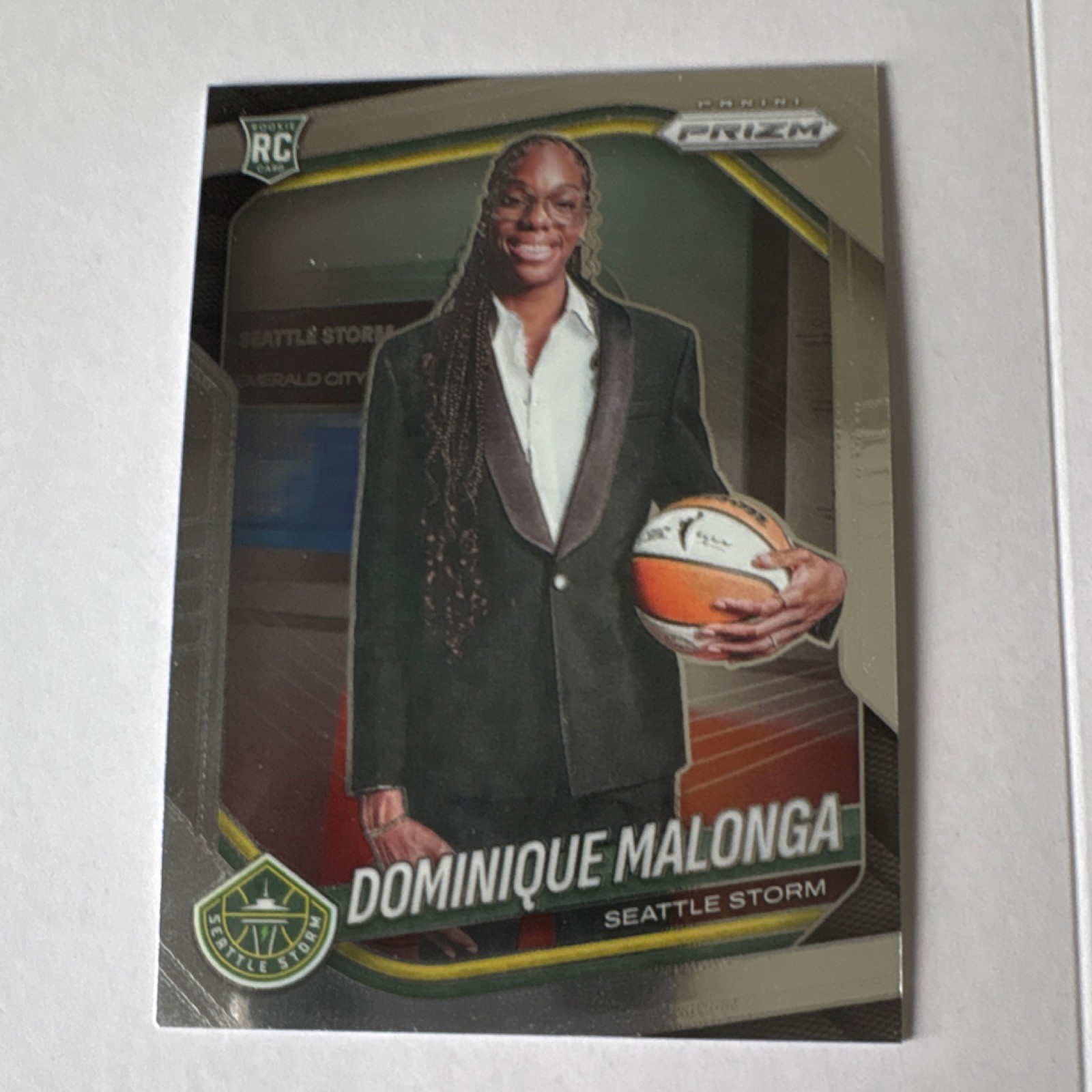 Panini 2025 Prizm WNBA Dominique Malonga RC Rookie #144 Seattle Storm